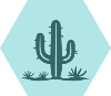 Blue1 Desert Cactus_1 White