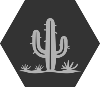 GrayDark Desert Cactus_1 Black